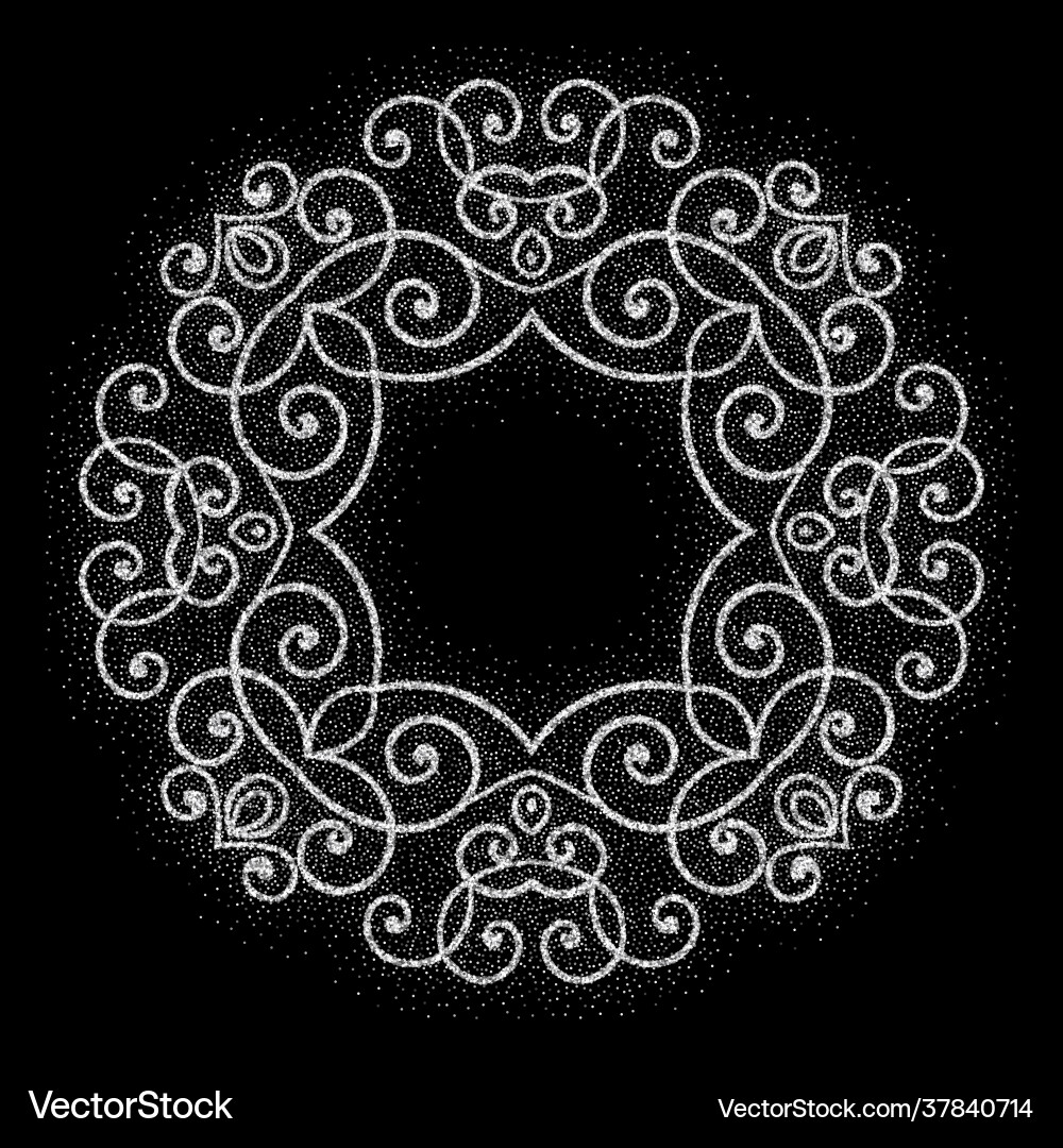 Retro shiny frame or border Retro shiny frame or border vector image