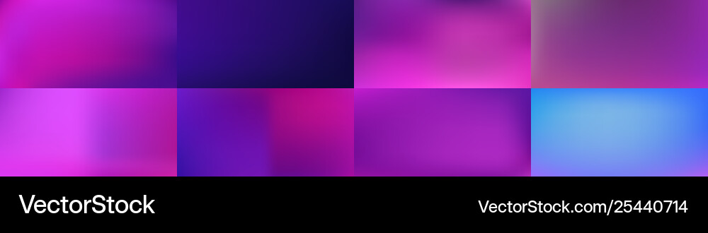 Set smooth abstract colorful mesh backgrounds Set smooth abstract colorful mesh backgrounds vector image