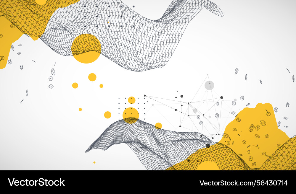 Template for science and technology presentation Template for science and technology presentation Vector Image