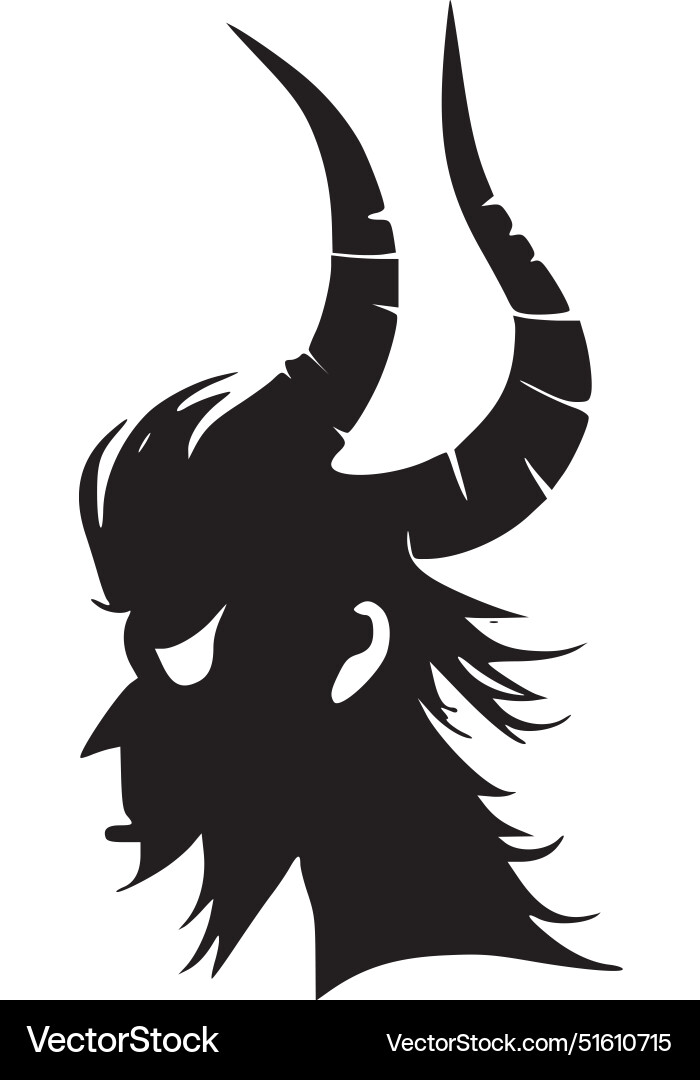 Beast - minimalist and simple silhouette Vector Image