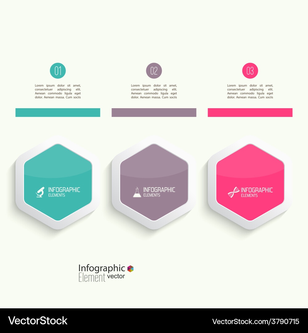 Comparative chart with templates for presentation vector image