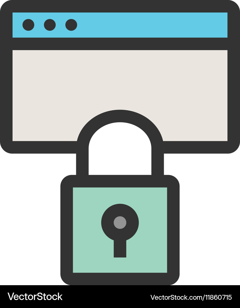 Secure information vector image