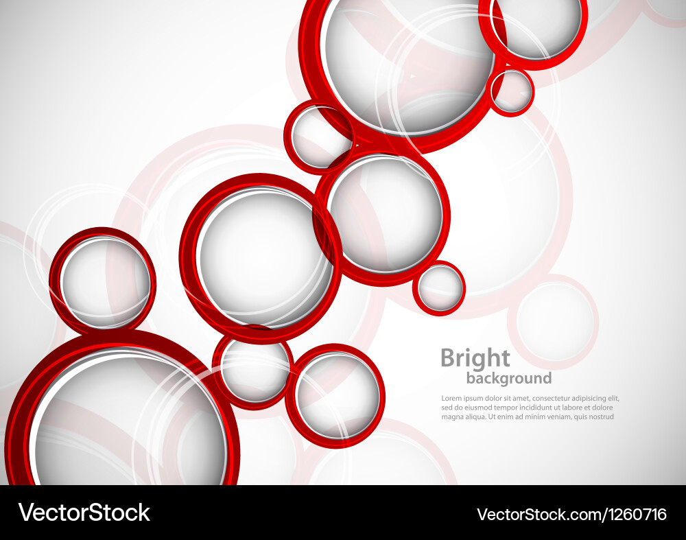 Abstract background with circles vector image