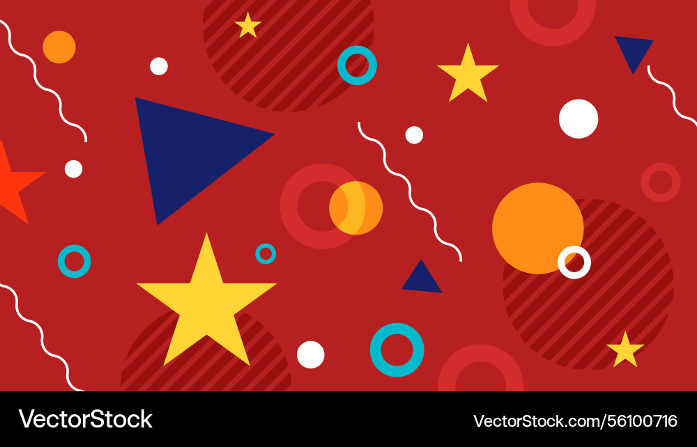 Abstract geometric background with gradient Vector Image