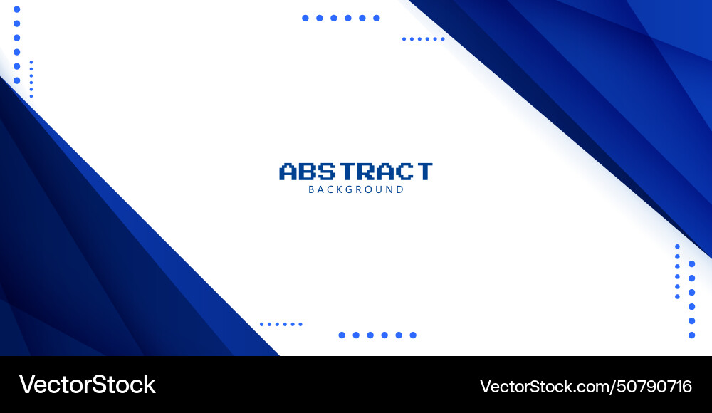 Blue abstract background with gradient color Vector Image