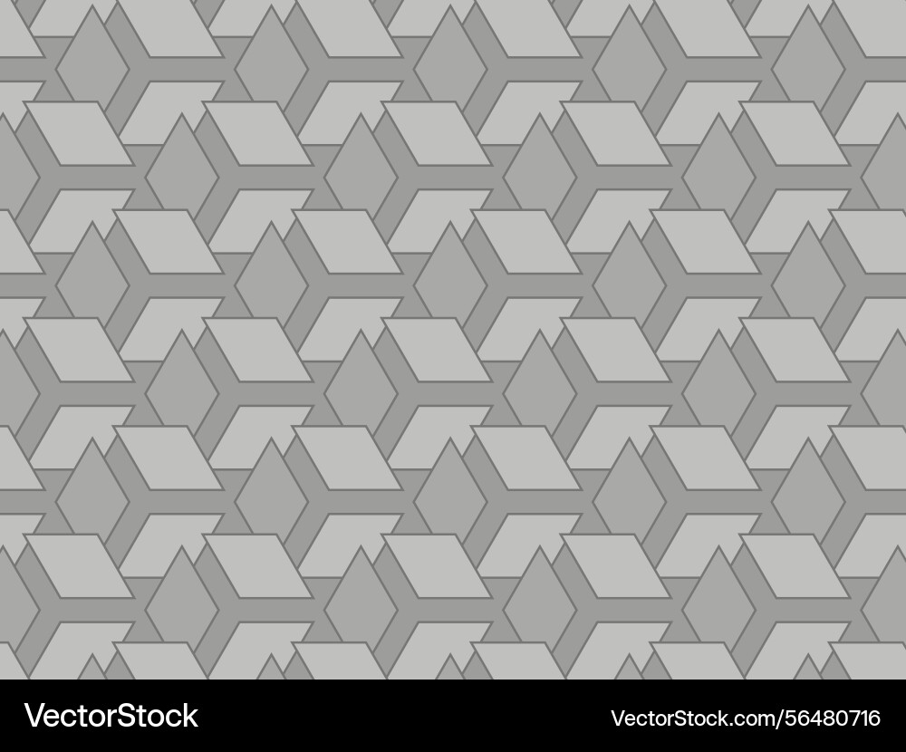 Luxury geometric hexagonal pattern background Vector Image