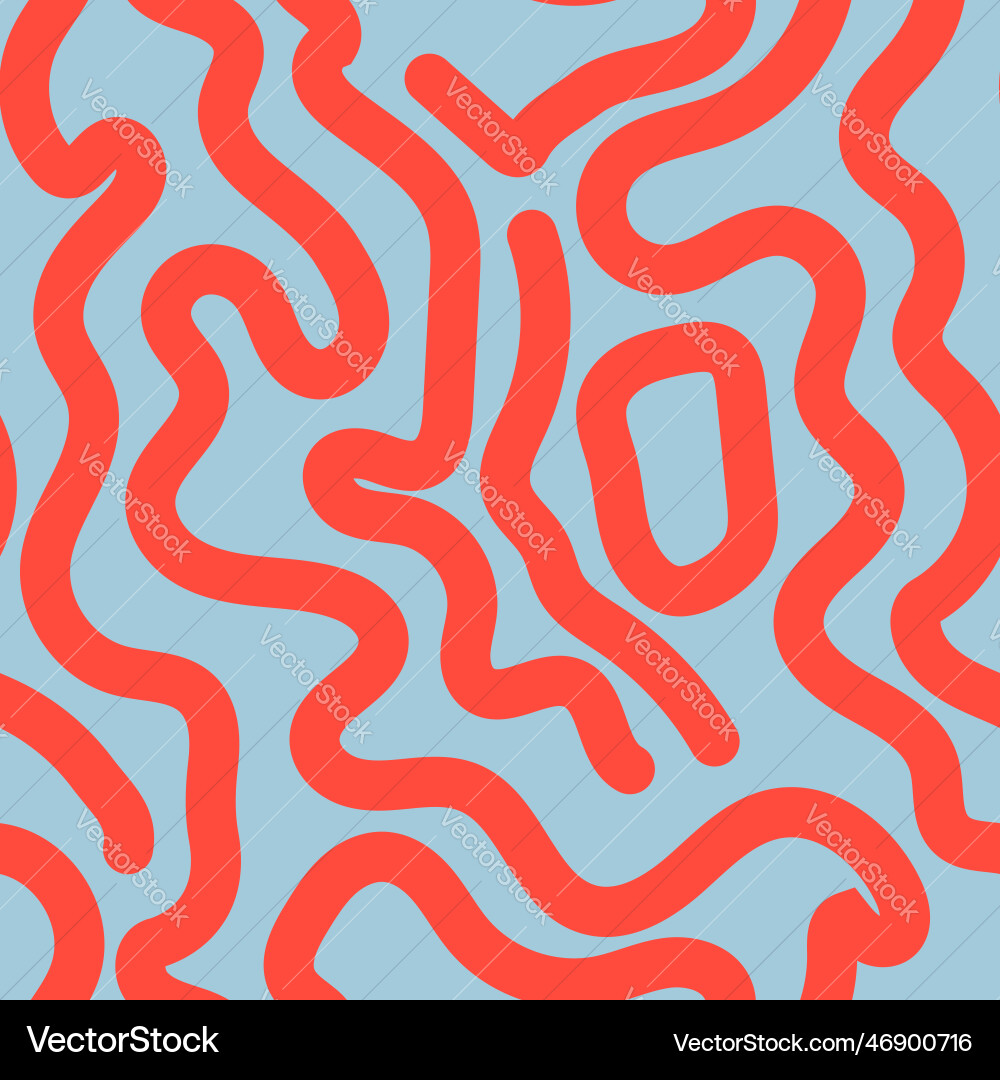 Seamless abstract pattern with curved lines Seamless abstract pattern with curved lines vector image