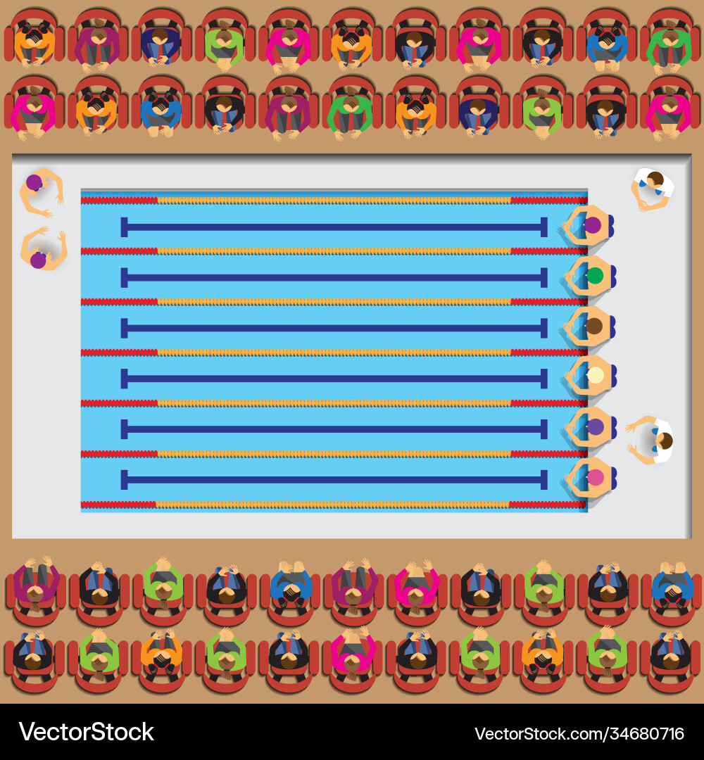 Swimming pool Royalty Free Vector Image - VectorStock
