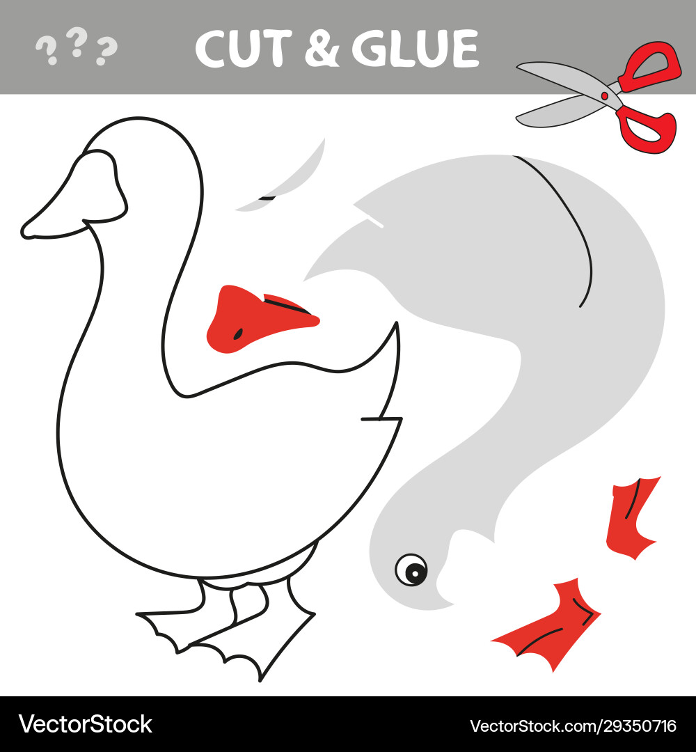 Use scissors and glue restore picture Use scissors and glue restore picture vector image