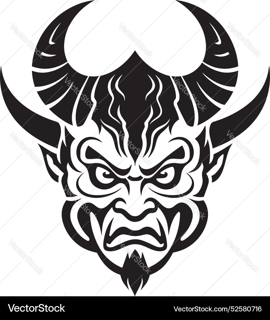 Yokai whisper mysterious hand drawn symbol Yokai whisper mysterious hand drawn symbol Vector Image