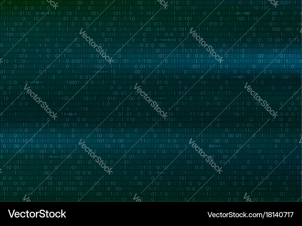 Abstract binary code background digital vector image