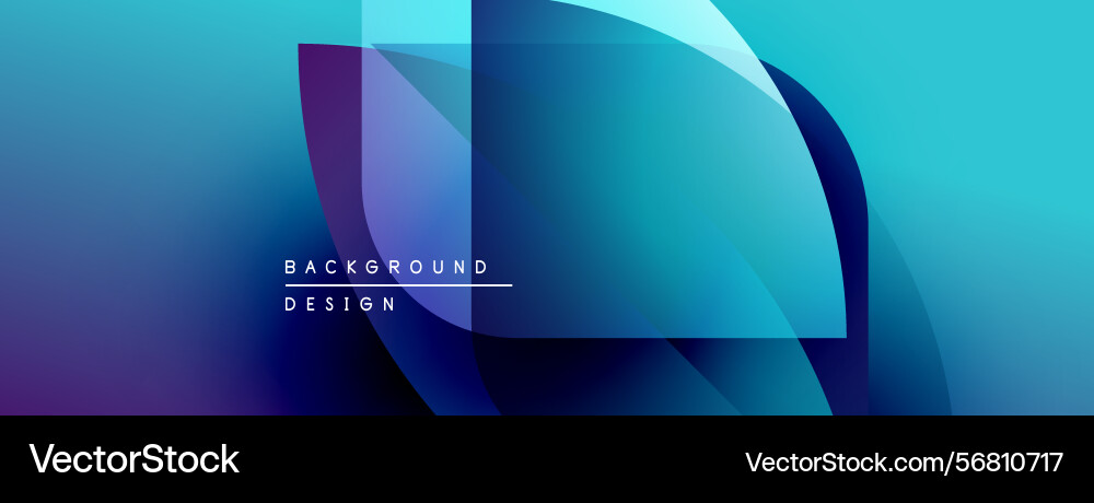 Abstract geometric shapes overlap creating Abstract geometric shapes overlap creating Vector Image