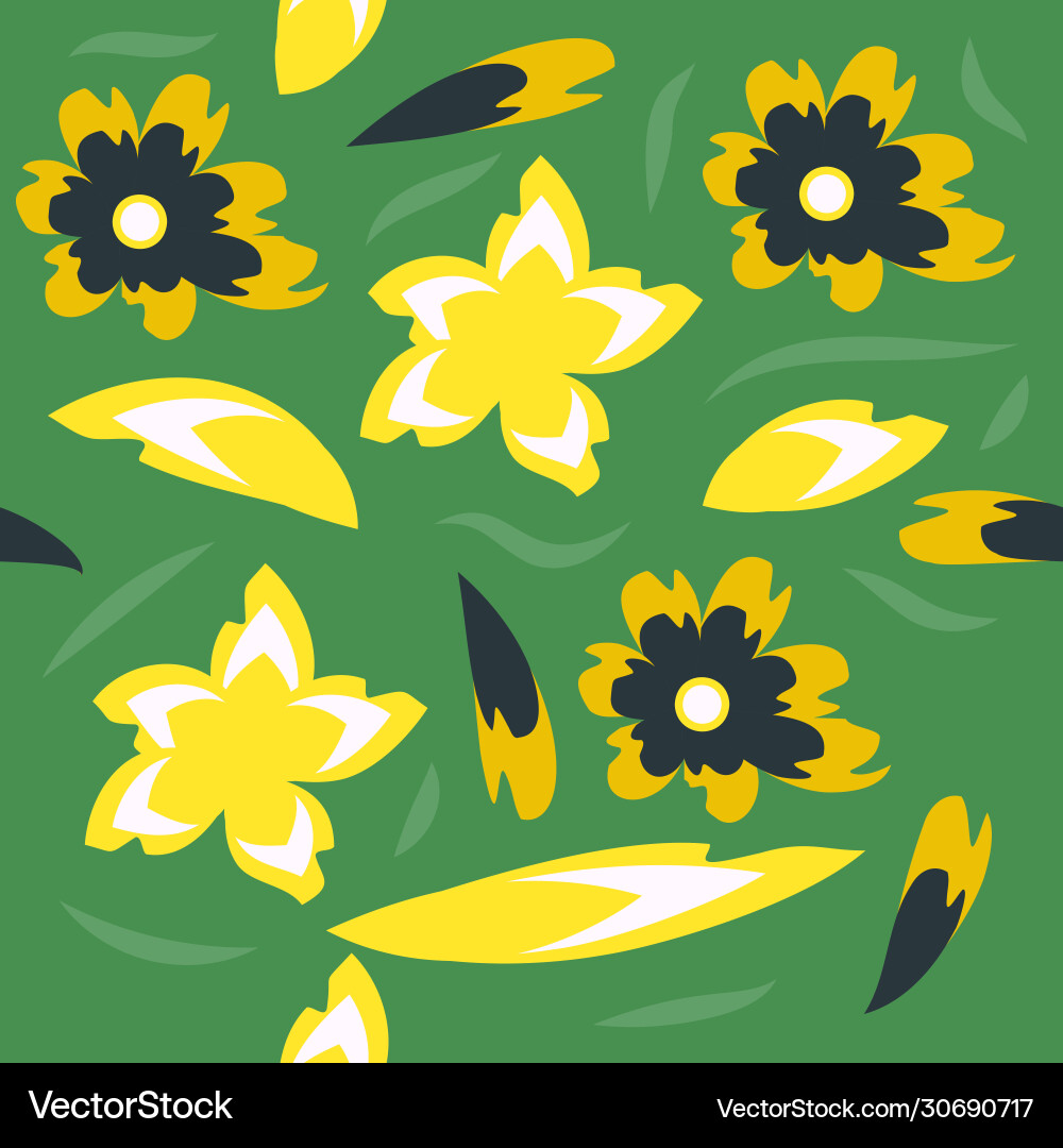 Abstract seamless colorful pattern exotic shapes Abstract seamless colorful pattern exotic shapes Vector Image