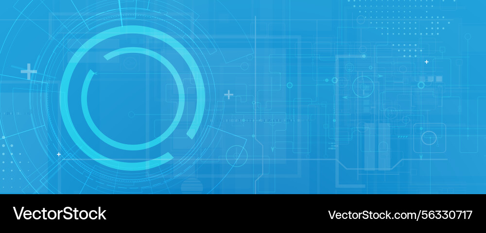 Abstract structure circuit board technology Vector Image