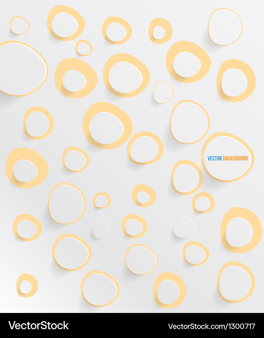Abstract web design bubble vector image