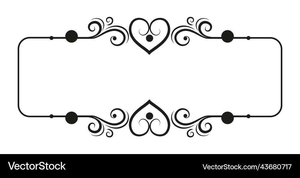 Blank template for text isolated box Vector Image
