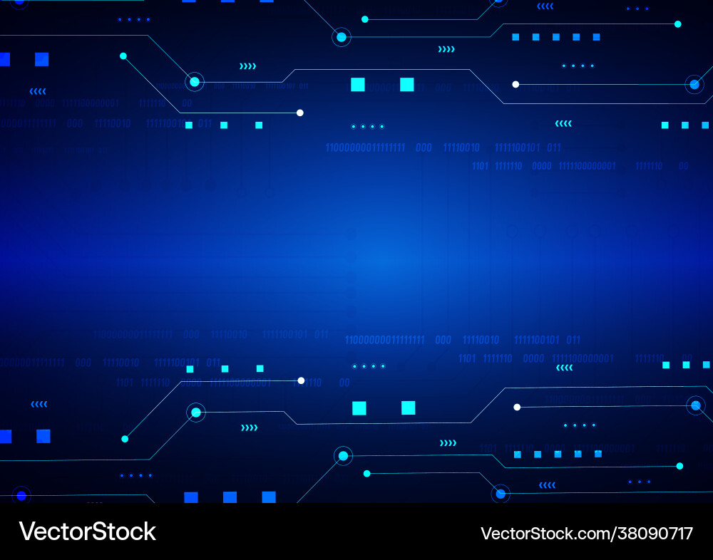 Circuit technology background with hi-tech Circuit technology background with hi-tech vector image