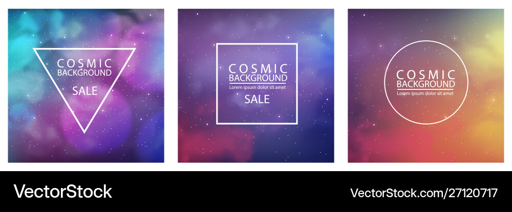 Cosmic background with abstract colors Cosmic background with abstract colors vector image