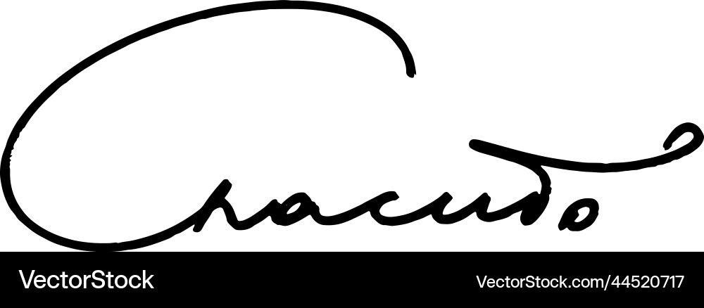 Gratitude Script - Thank You (Spasibo) vector image