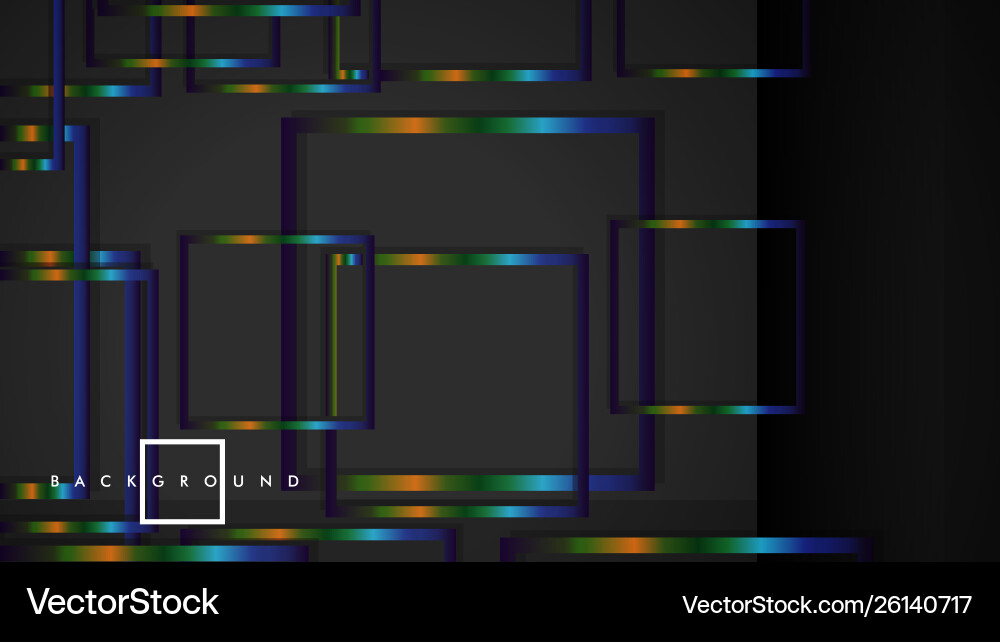 Modern abstract box background with colorful Modern abstract box background with colorful vector image