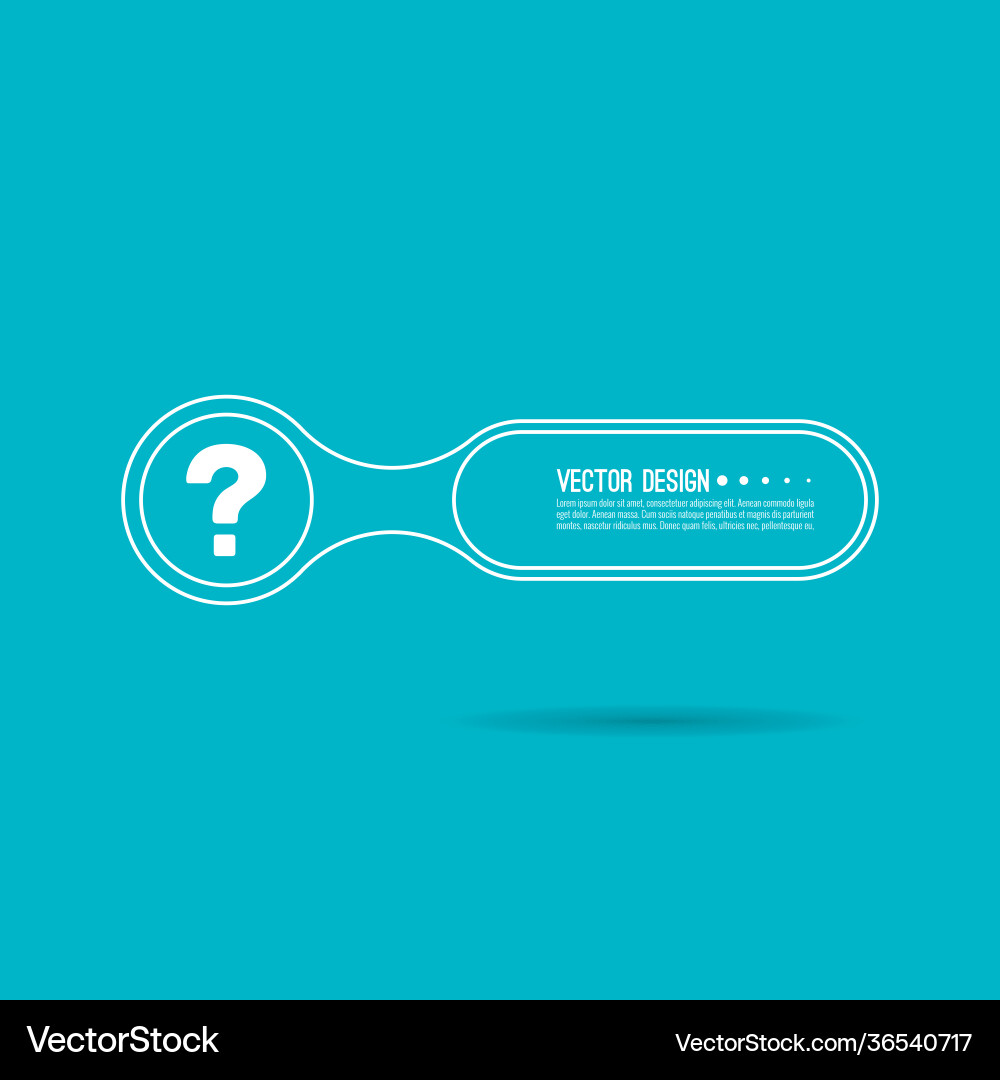 Question Mark Icon - Query Symbol Vector Image