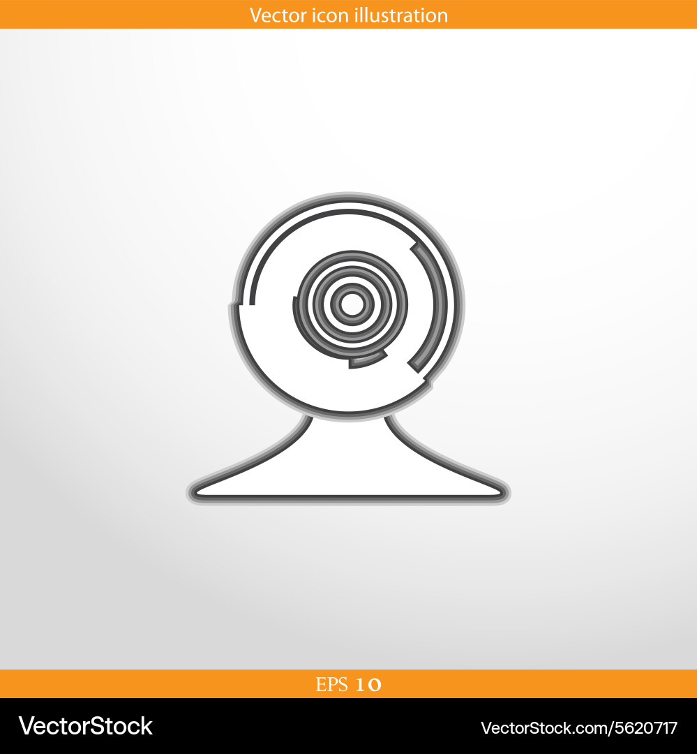 Web cam icon Vector Image