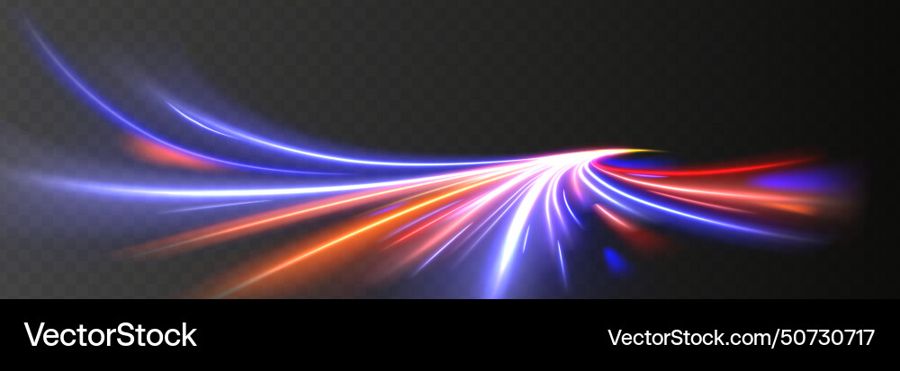 White glowing shiny lines effect background vector image