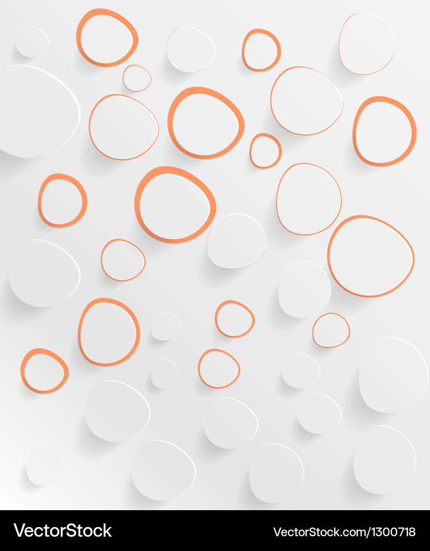 Abstract web design bubble vector image