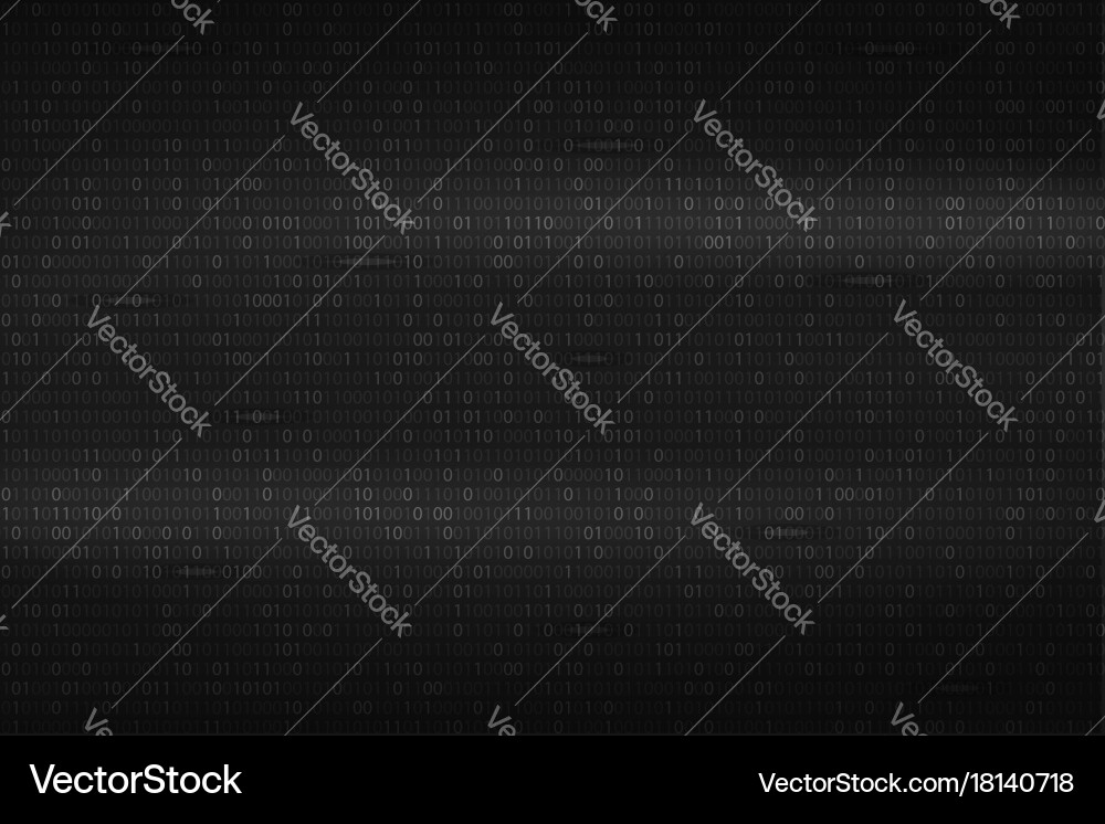 Binary Code Background vector image