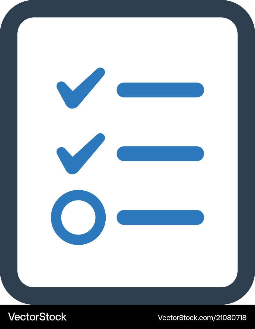 Checkmark Icon - Task Completion vector image