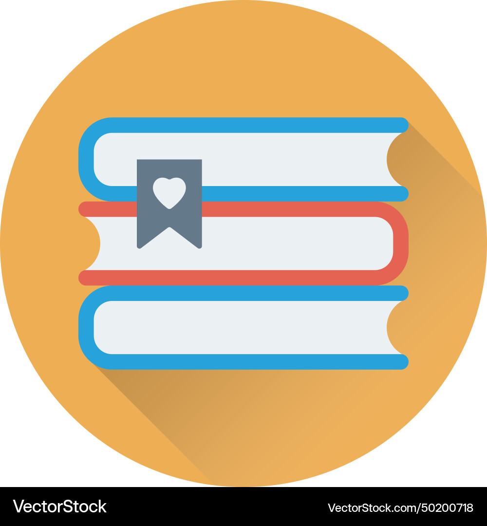 Notebook iconan icon of flat vector image
