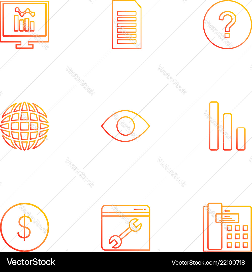 Seo technology internet flags computer eps vector image