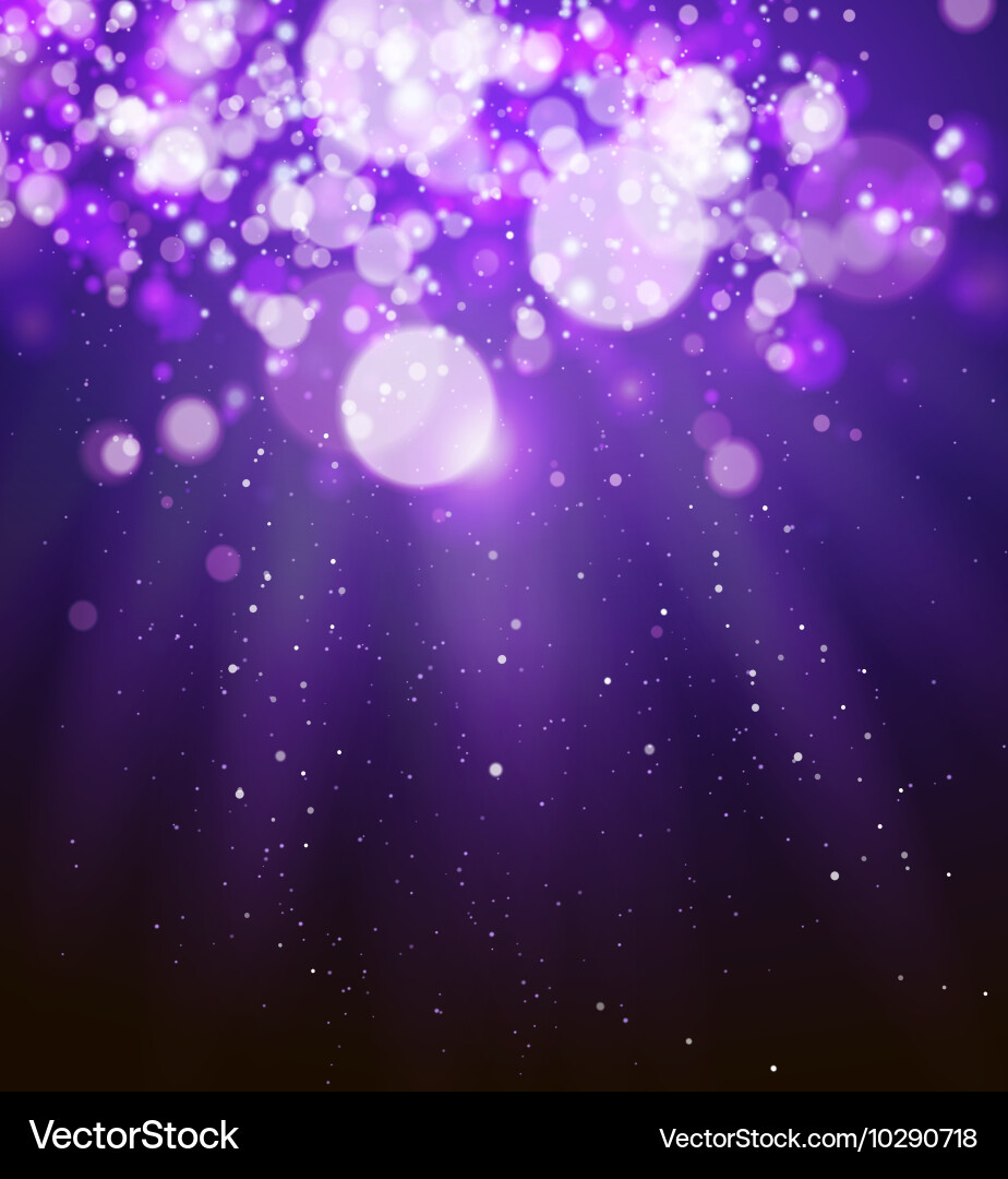 Shining blur bokeh background for your design vector image