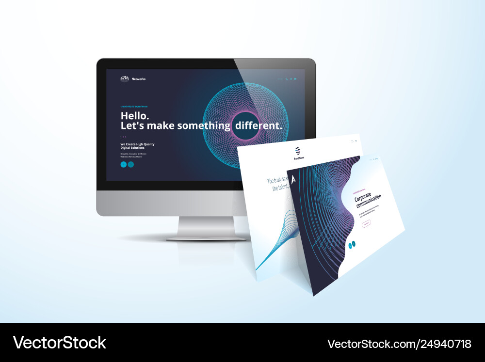 Web design template Web design template vector image