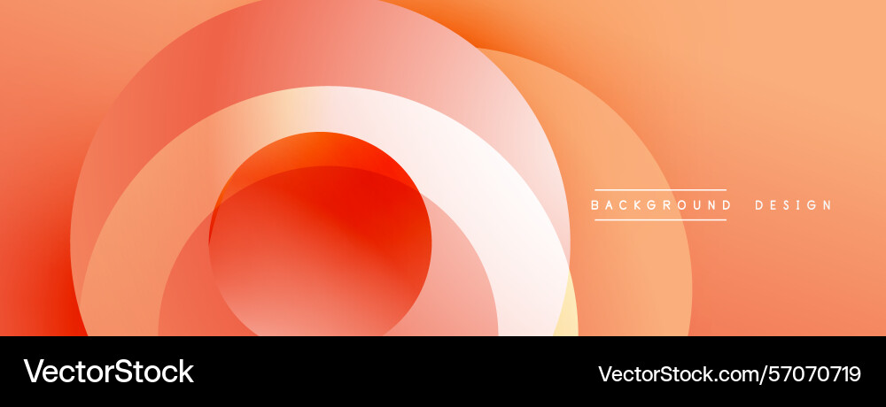 Abstract orange layers create dynamic tunnel Abstract orange layers create dynamic tunnel Vector Image