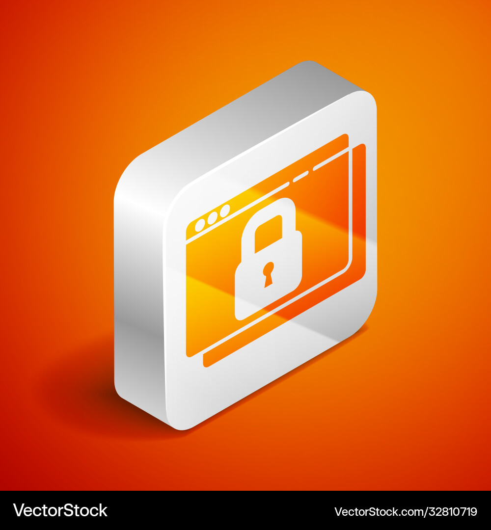 Isometric secure your site with https ssl icon Isometric secure your site with https ssl icon Vector Image