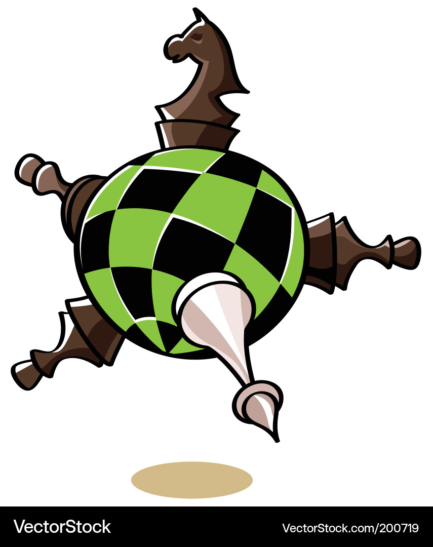 Planet chess Vector Image
