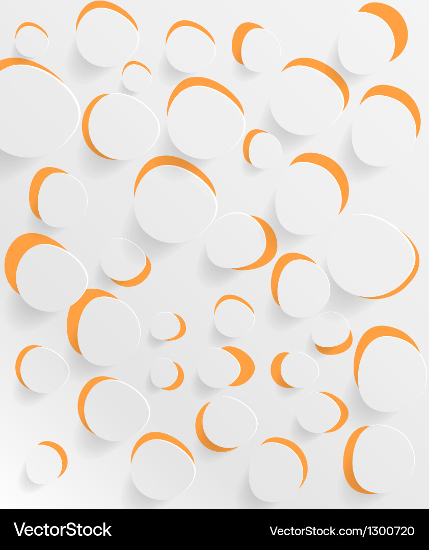 Abstract web design bubble vector image