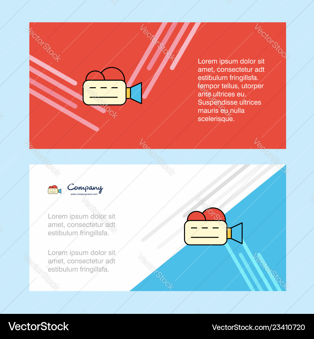 Camcoder abstract corporate business banner Camcoder abstract corporate business banner Vector Image