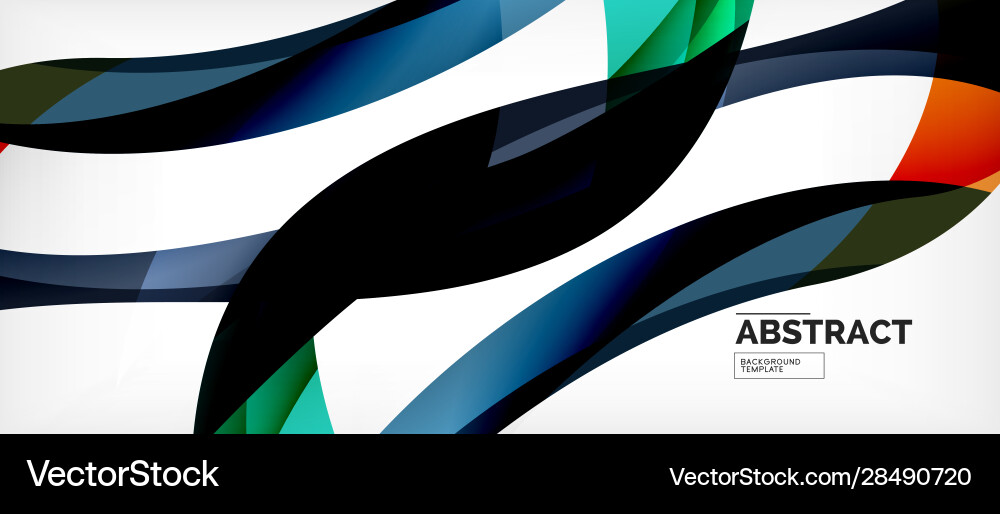 Colorful wave lines abstract background color Colorful wave lines abstract background color vector image