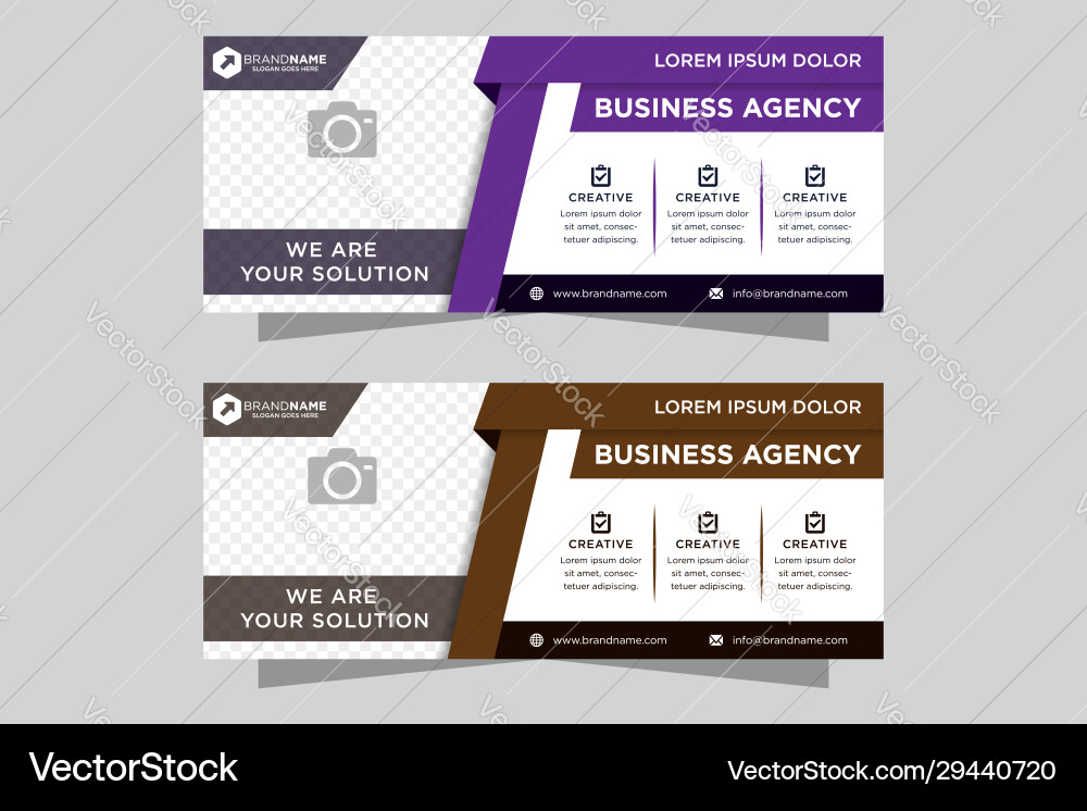Horizontal header web banner Horizontal header web banner vector image