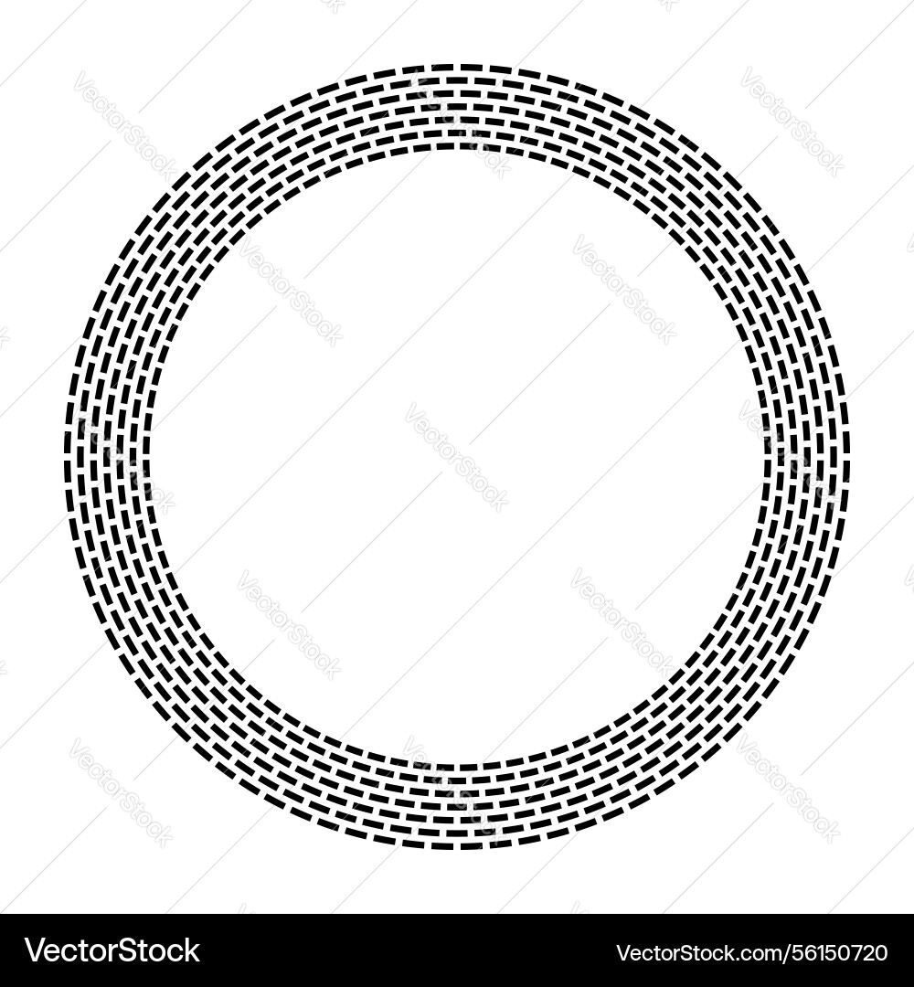 Radial circle pattern for round frame Radial circle pattern for round frame vector image