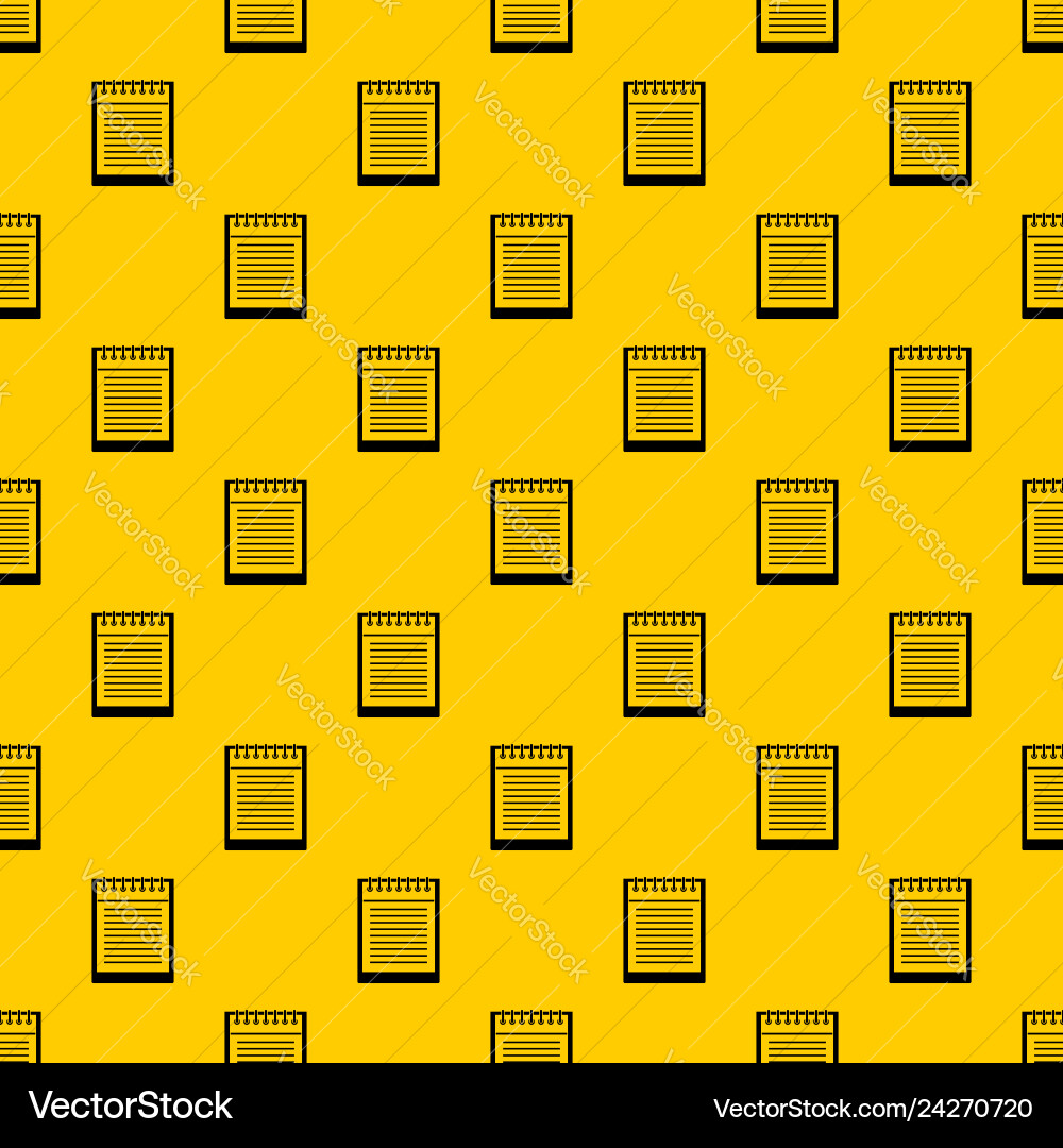 Spiral notepad pattern Spiral notepad pattern vector image