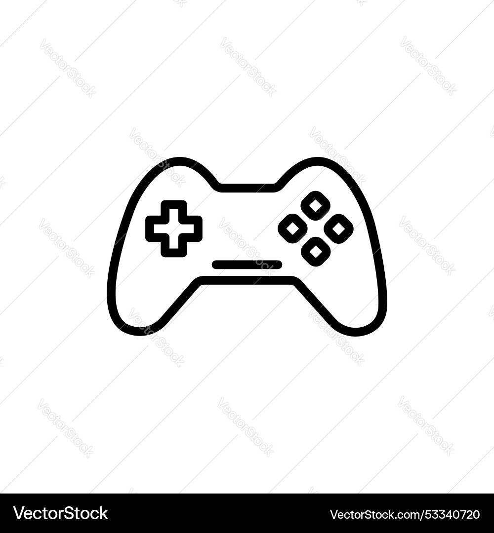 Video game controller icon set control Vector Image