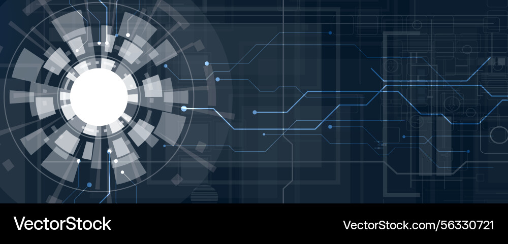 Abstract structure circuit board technology Abstract structure circuit board technology vector image