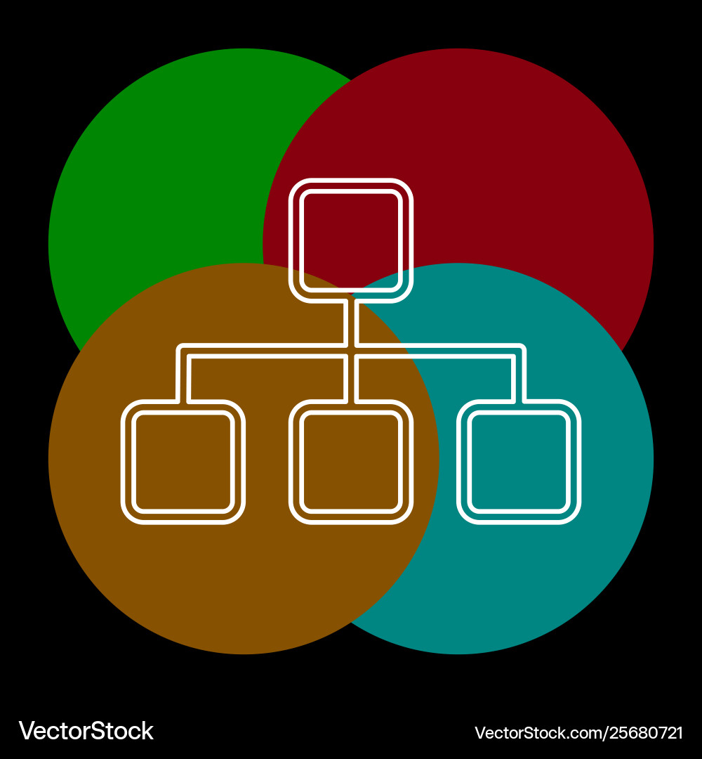 Algorithm icon element vector image