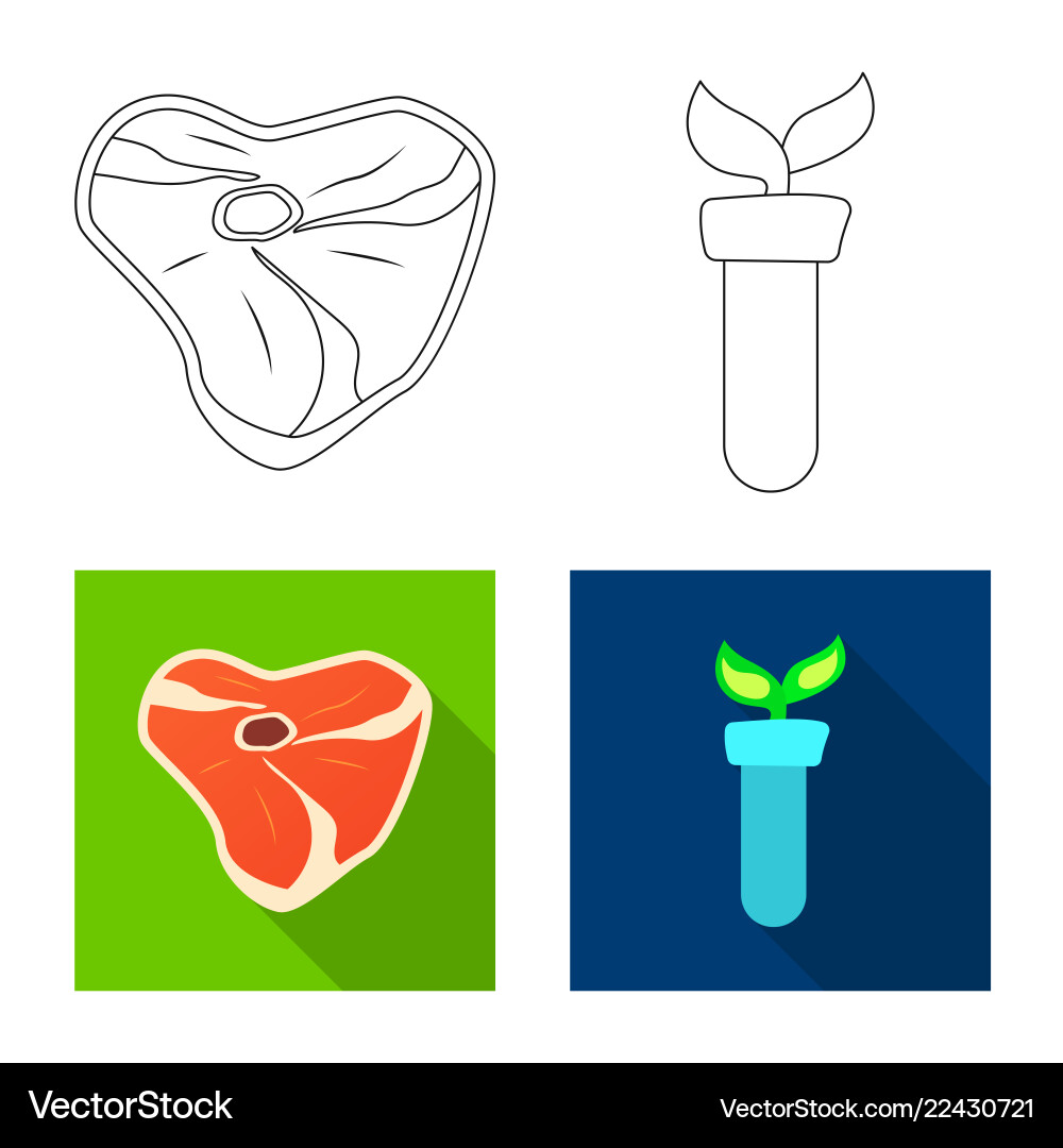 Isolated object of and symbol set s vector image