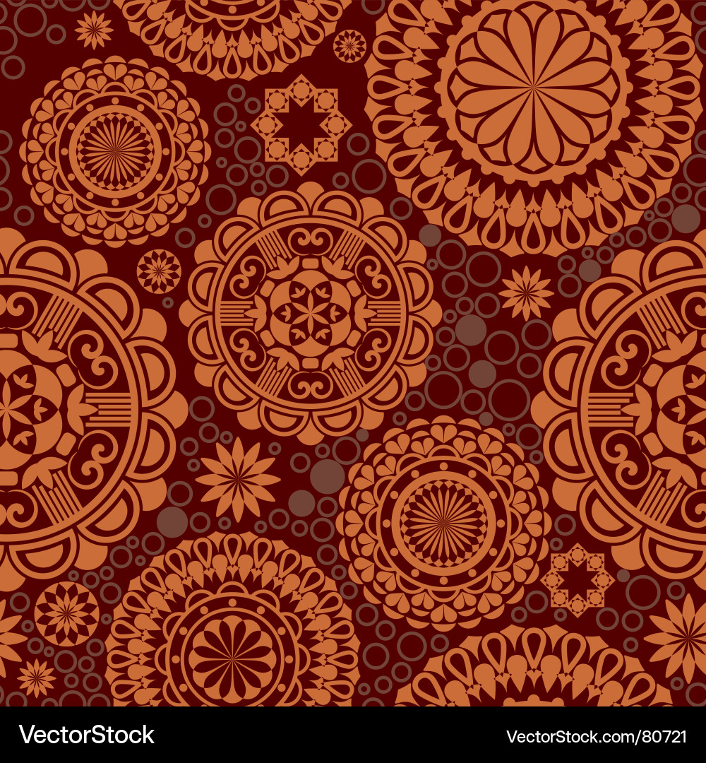 Ornate Floral Pattern vector image