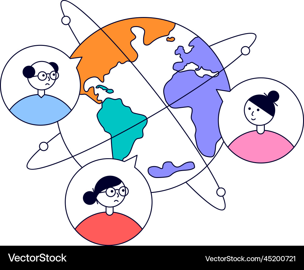Ready to use animated design of media content Vector Image