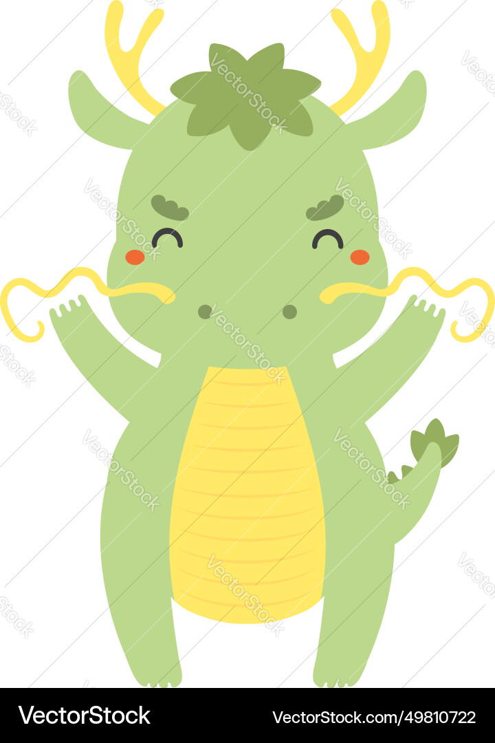 2024 asiatische Sternzeichen niedlich chinesisch Drachen flach 2024 asiatische Sternzeichen niedlich chinesisch Drachen flach vektorbild